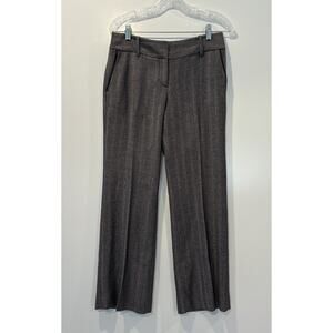 Ann Taylor Loft Herringbone‎ Tweed Julie Trousers Pants Womens 2 (1613)